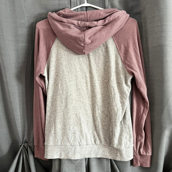 Garage Pink & Grey Hoodie S - Picture 2 of 2